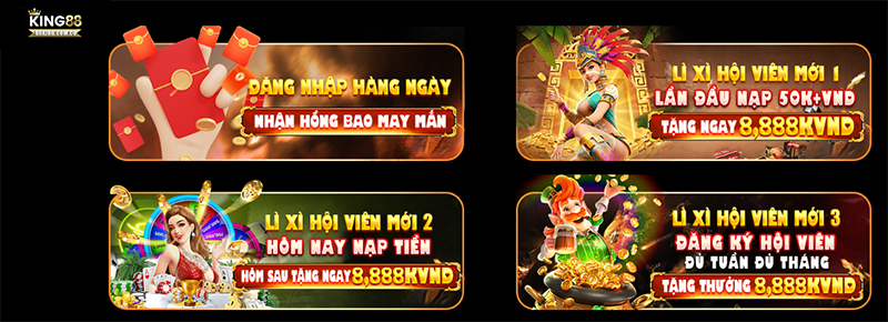 Các chương trình khuyến mãi King88